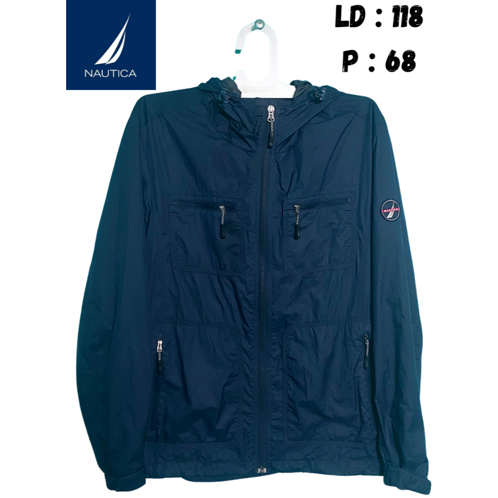 NAUTICA JACKET OUTDOOR Semi parka thrift preloved MP3