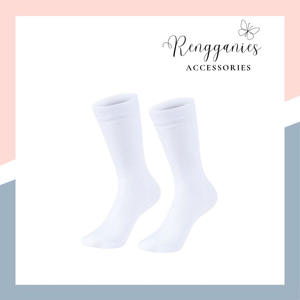 

Kaos Kaki Sekolah Putih Polos Bahan Spandex