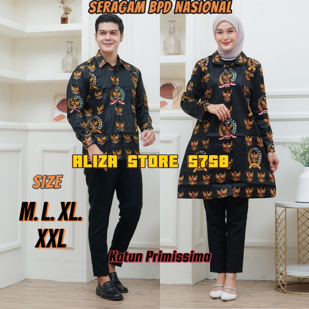 Batik BPD Nasional Badan Permusyawaratan Desa Kain Batik BPD Kemeja Batik BPD