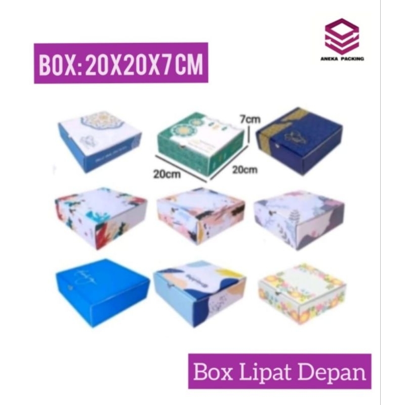 

Box 20x20x7cm/Kardus/Hampers/IdulFitri/Lebaran