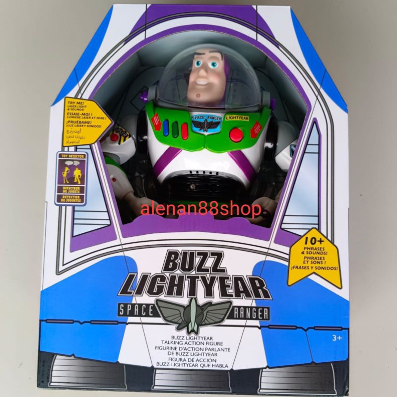 Buzz lightyear interactive talking toy story Original disney store New new