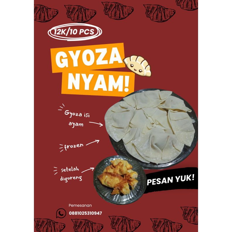 

Gyoza isi ayam