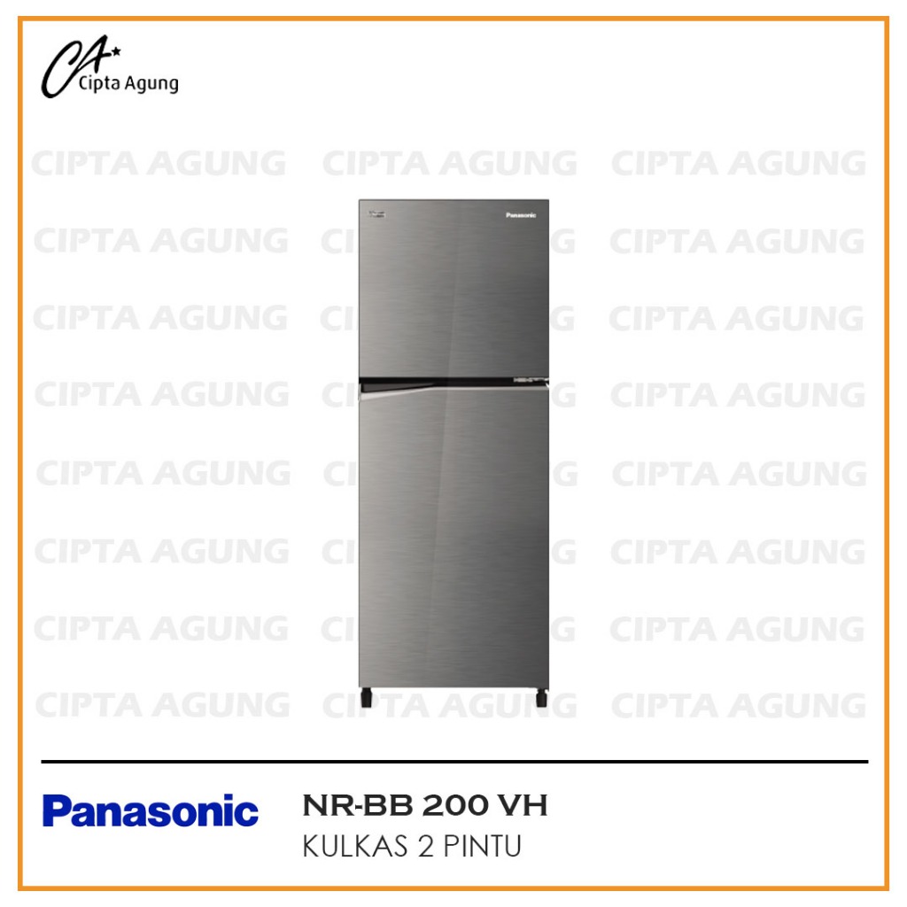 PANASONIC KULKAS 2 PINTU 196 LITER 196L PANASONIC NR-BB 200 VH NRBB200VH NRBB 200 VH NR BB200 VH NRB
