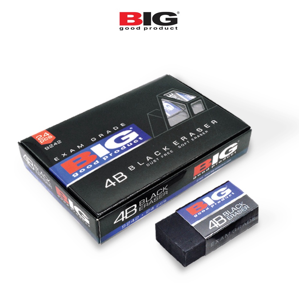 

KODE X95K 24 Pcs BIG Penghapus Eraser Pensil Hitam Besar Dust Free ER9242