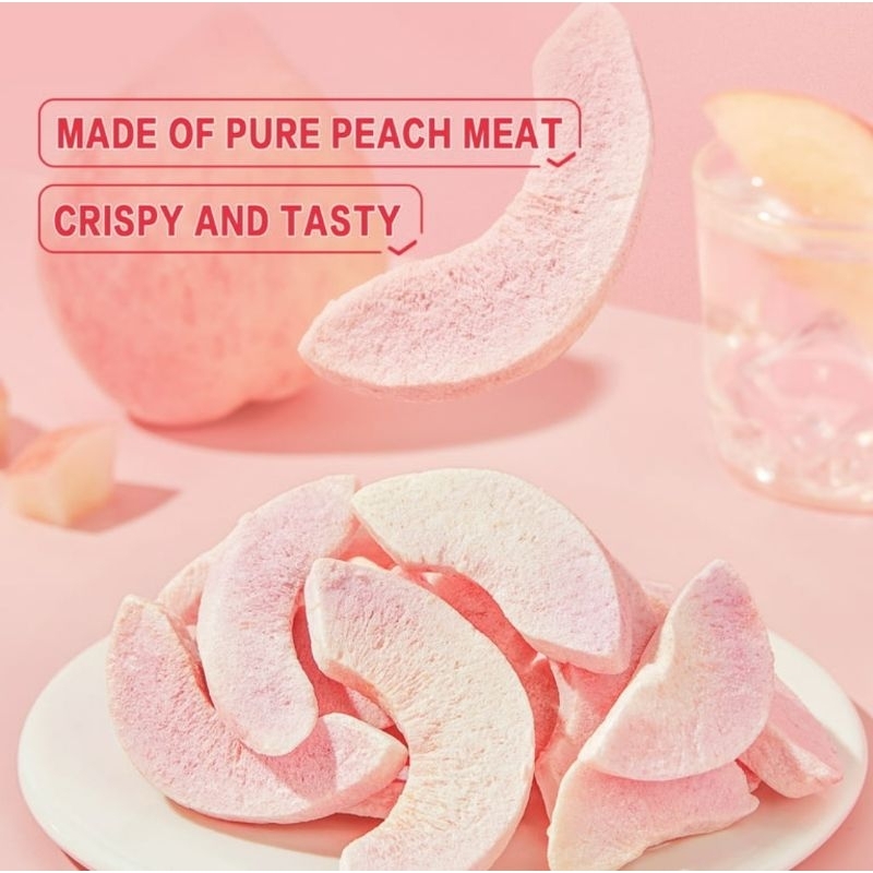 

Crispy honey Peach 200gr | dried peach | freeze peach premium