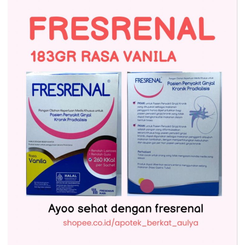 

FRESRENAL BOX 183 GRAM RASA VANILLA ORIGINAL