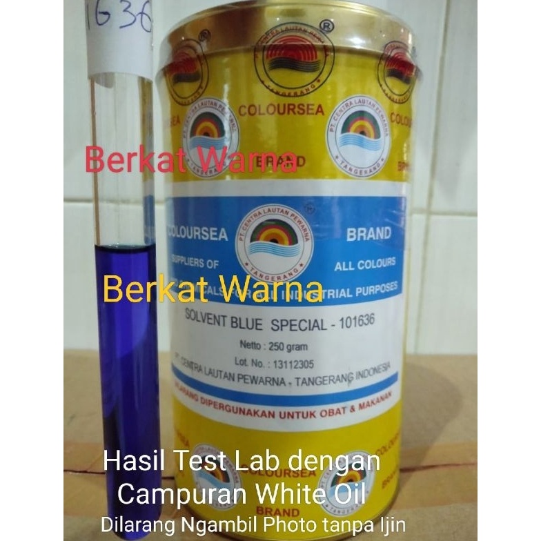 

KODE S28J Pewarna Minyak Solvent Blue Spesial 11636 Coloursea Powder
