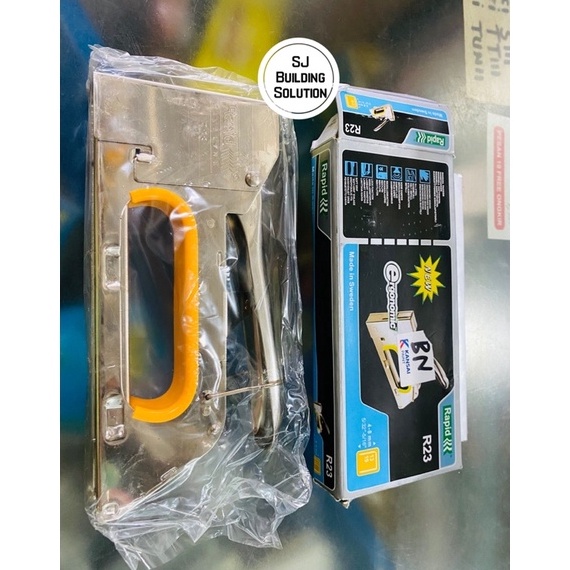 

KODE G74R Gun Hekter Tembak Staples Rapid R23 R 23 48mm Bagus Original Alat Tembak Jok Dan Lain Lain