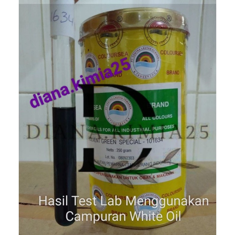 

KODE V65Y Pewarna Minyak Coloursea Bubuk Solvent Green Spesial 11634