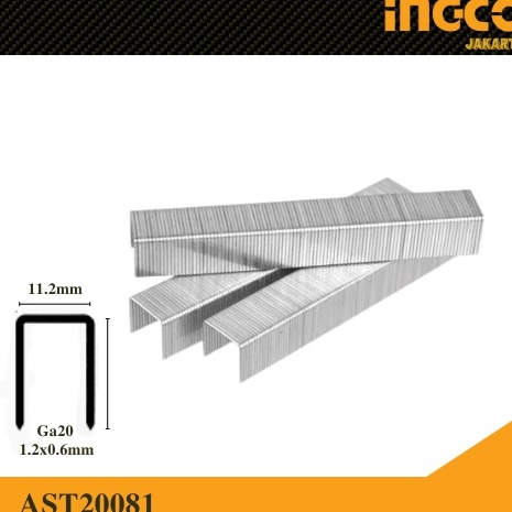 

Terjangkau Isi Steples Brad Nailer U8 Crown Staples U 8 mm INGCO AST281