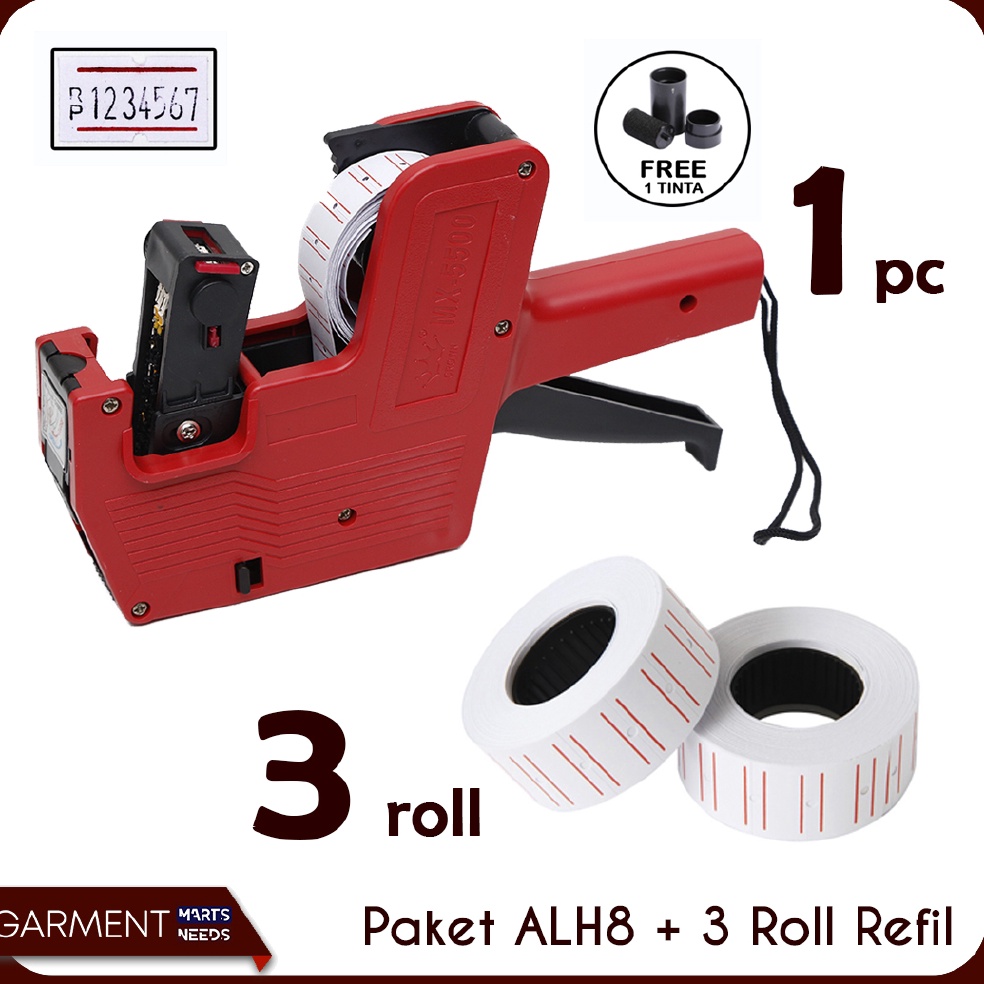 

KODE G56P ALAT LABEL HARGA PRICE LABELLER M55 3 ROLL