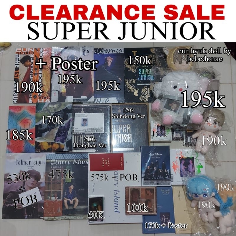 [CLEARANCE SALE] Album Doll Photobook Super Junior Donghae Yesung