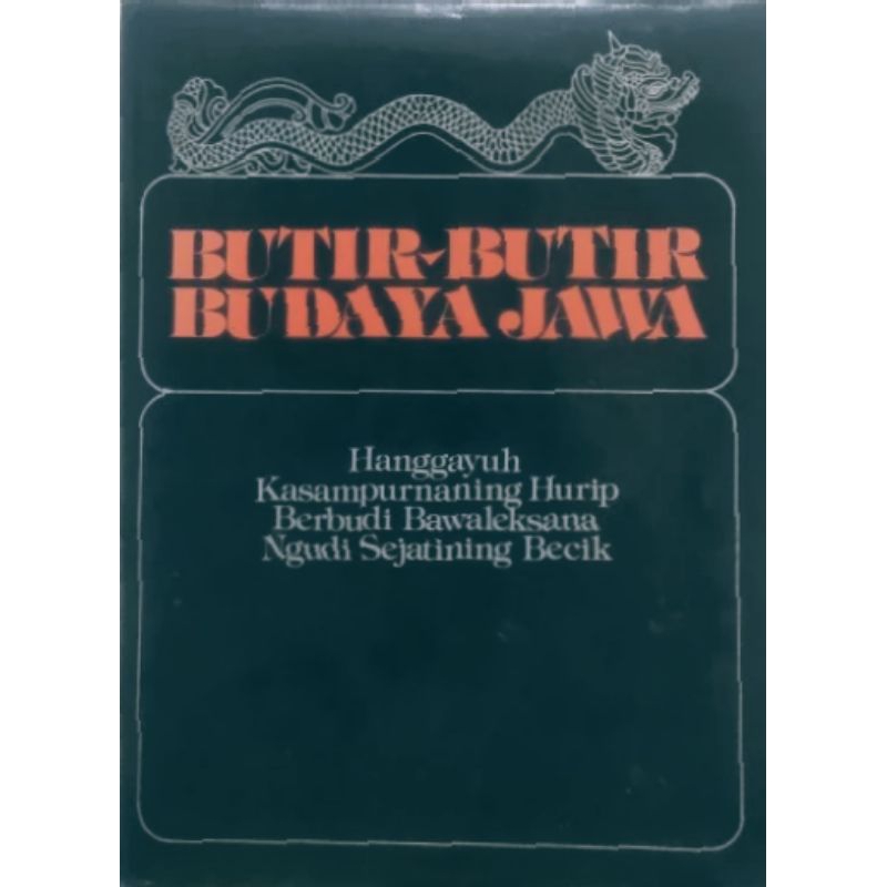 BUTIR BUTIR BUDAYA JAWA