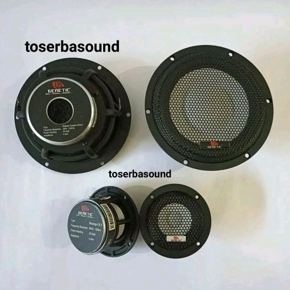 Speaker Midbass CR 6,5 inch plus Speaker Midrange 3 inch CR3 Genetic Ceramic audio mobil
