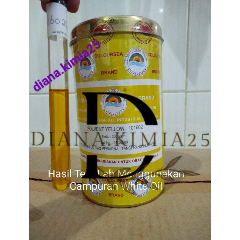 

KODE H5N Pewarna Minyak Coloursea Bubuk Solvent Yellow Kuning 1162