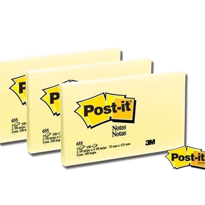 

PROMO Sticky Note 3M 655 76x127MM 1PAD