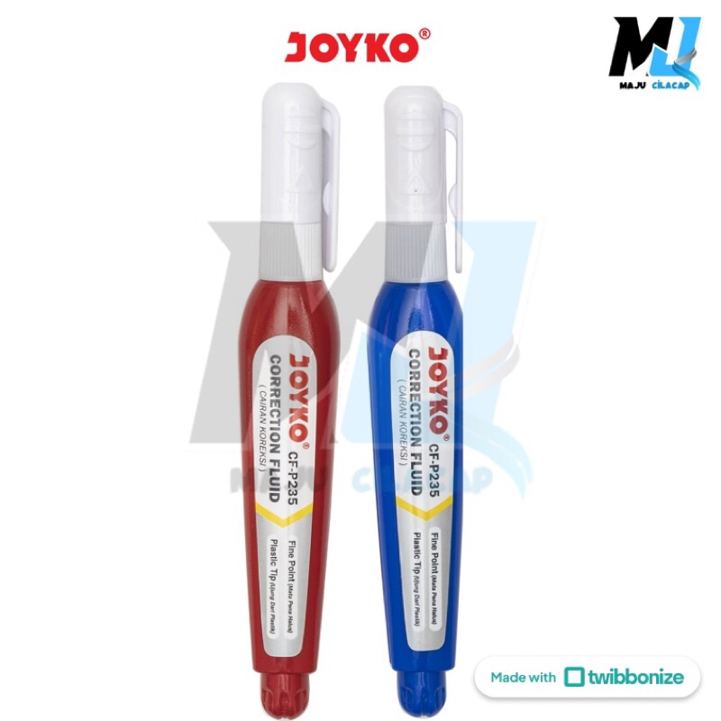 

24D Correction Fluid Cairan Koreksi Penghapus Cairan Joyko CF-P235 Tip Ex Murah Atk