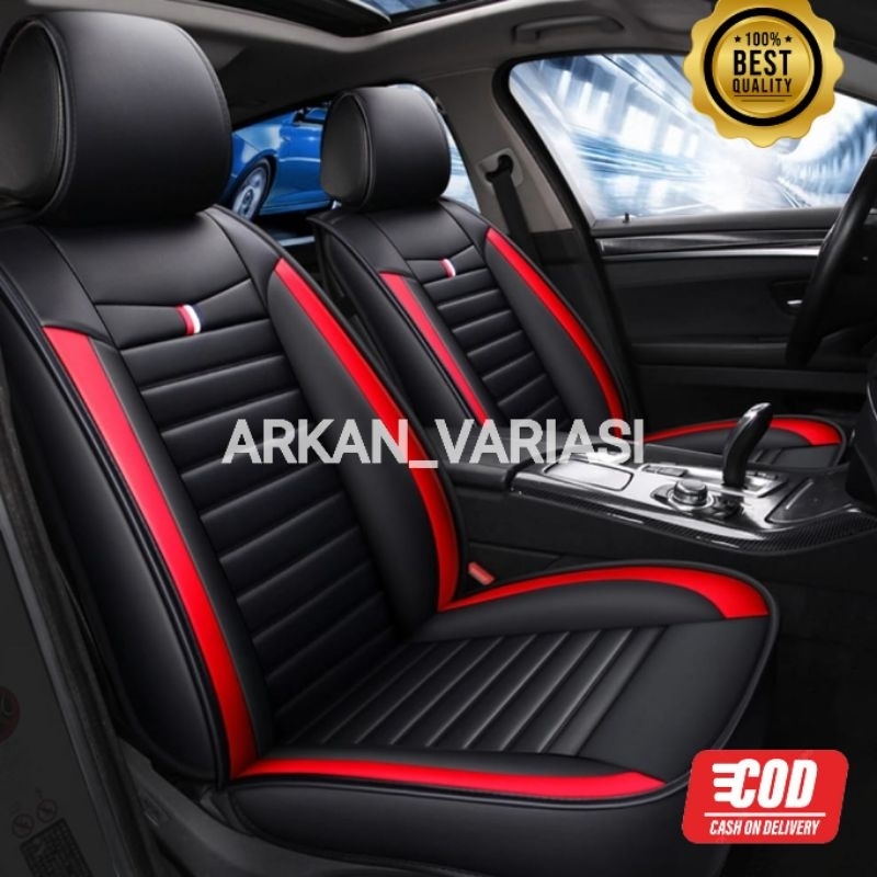 Sarung jok mobil avanza airbag (2013 - 2014) cover jok mobil avanza fullset 3 baris bahan oscar