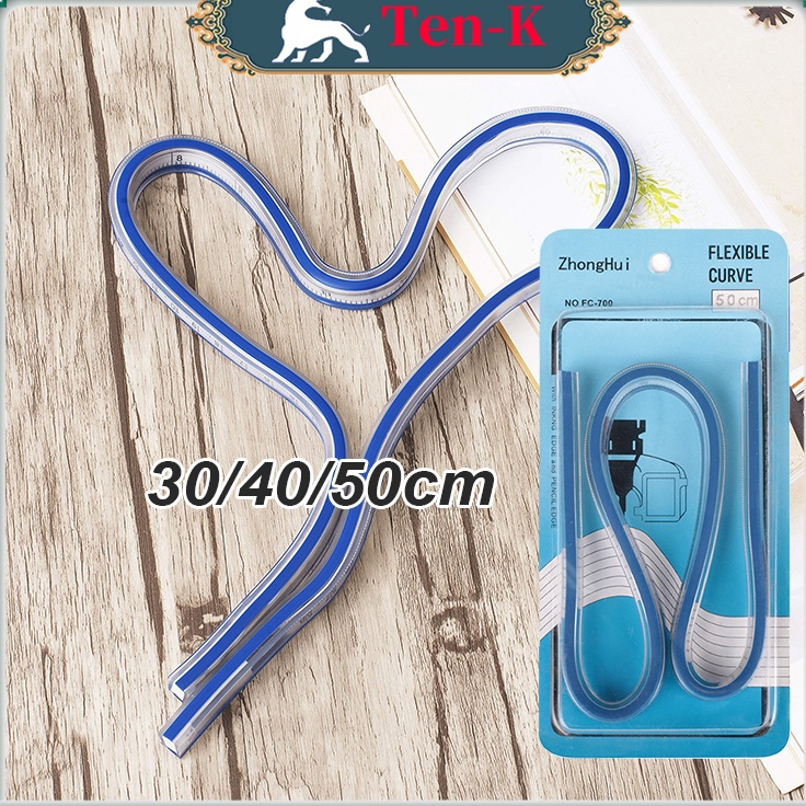 

5cm Penggaris Jahit Pola Lengkung Flexible Curve Ruler