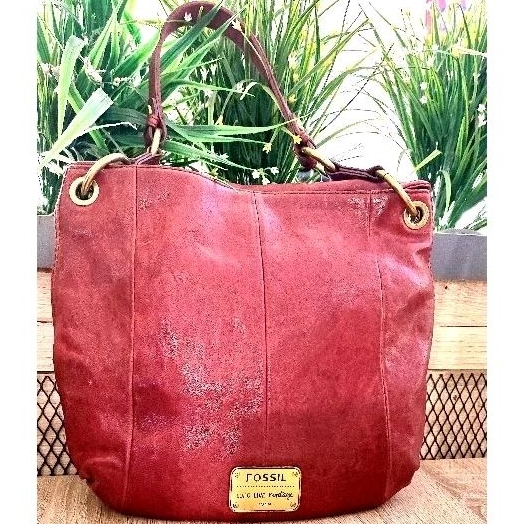 TAS FOSSIL HOBO SATCHEL VINTAGE