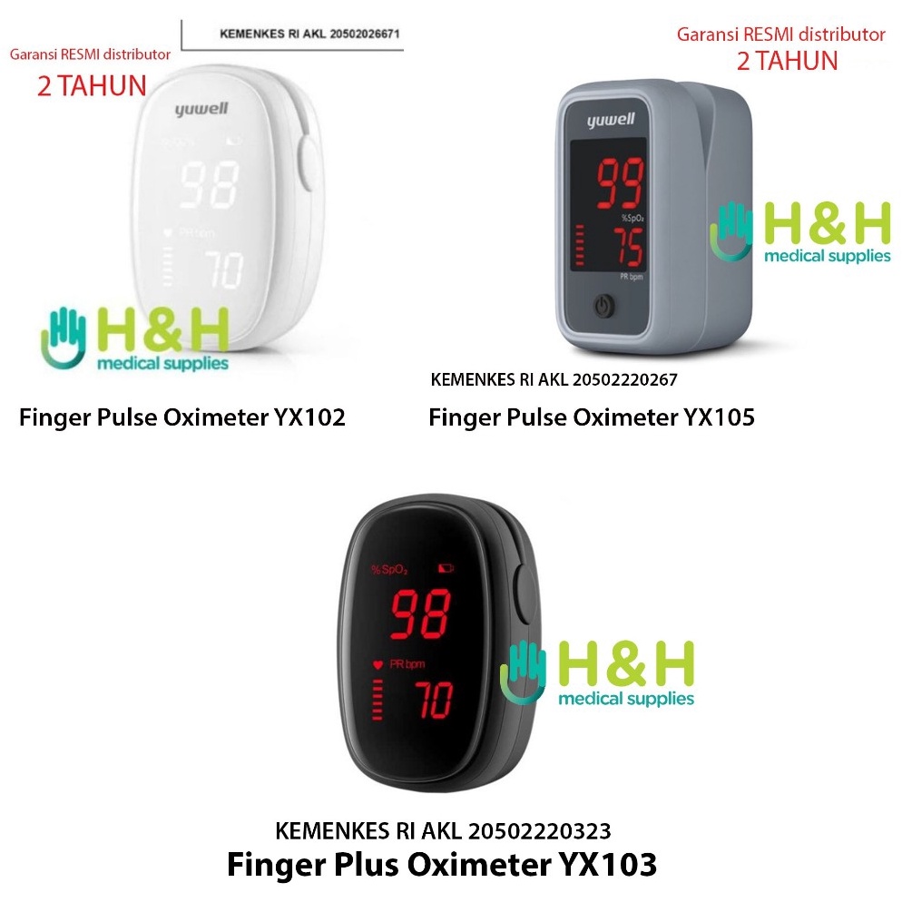 Keluaran Terbaru Oxymeter yuwell  oximeter oksigen yuwell  Oksimeter oksigen  alat kesehatan penguku
