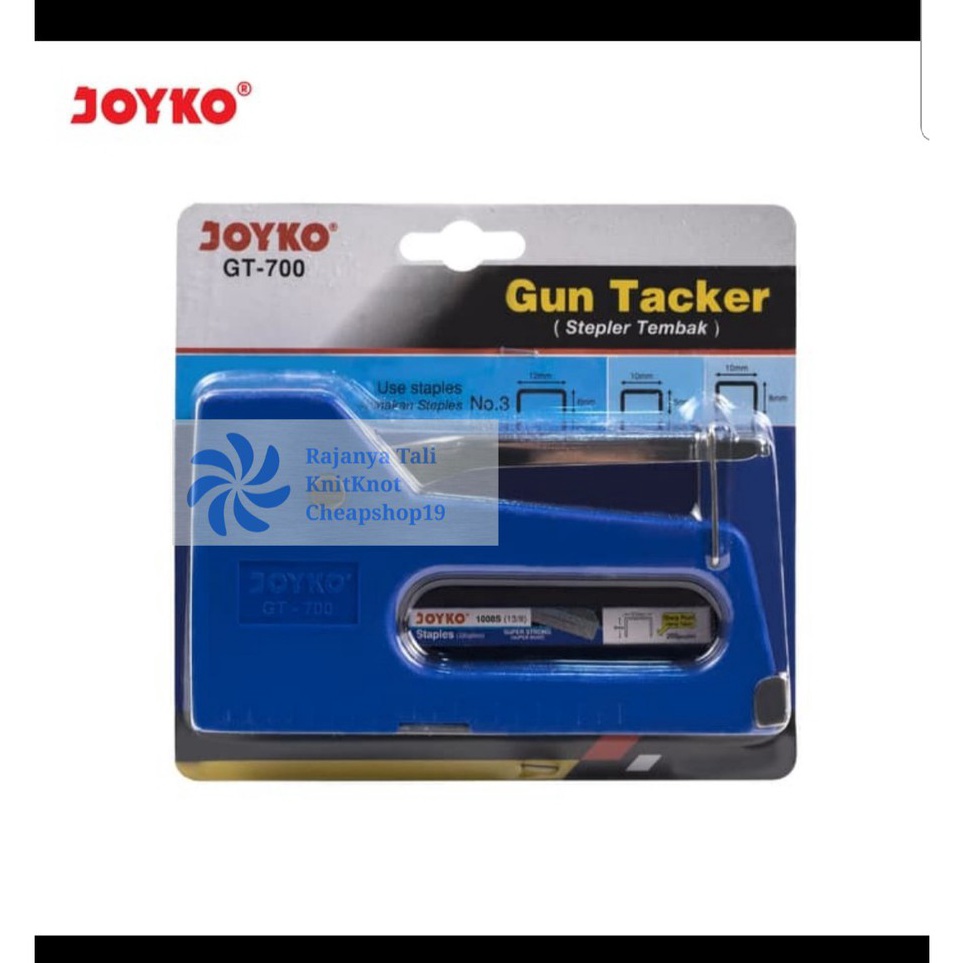 

Tacker GT7 Joyko Stapler Tembak Stapler Hekter
