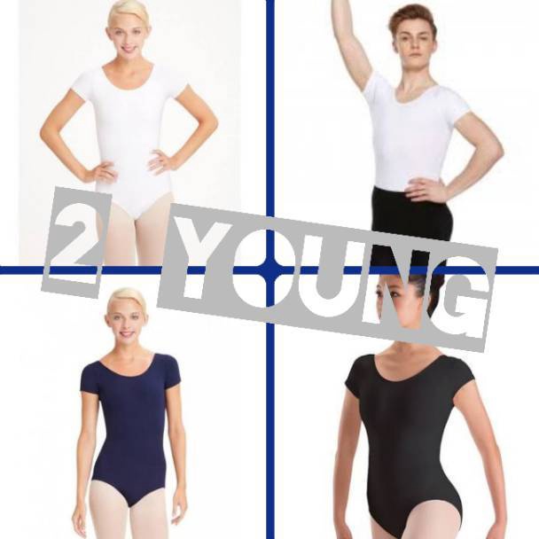 Keluaran Terbaru Baju Leotard Senam Balet Dewasa Tangan Pendek