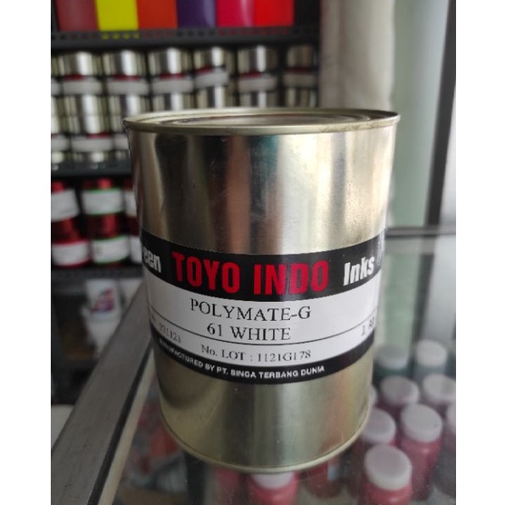 

Tinta Toyo Polymate G tinta sablon plastik 1kg