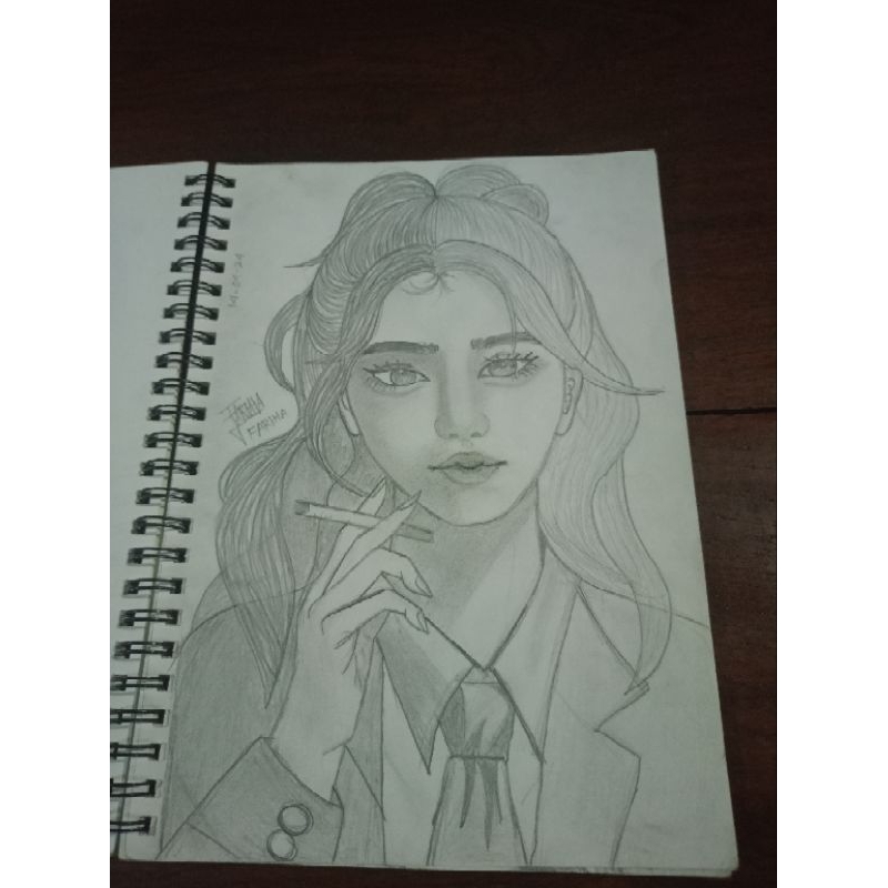 

custom sketsa gambar ukuran A5