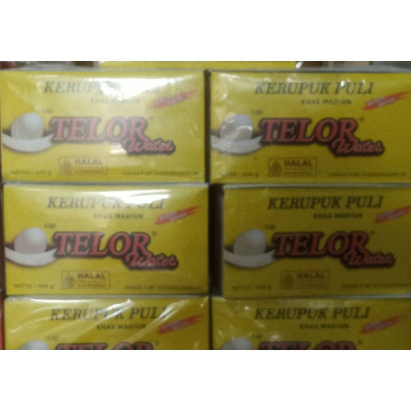 

KERUPUK PULI KHAS MADIUN "CAP TELOR WALET