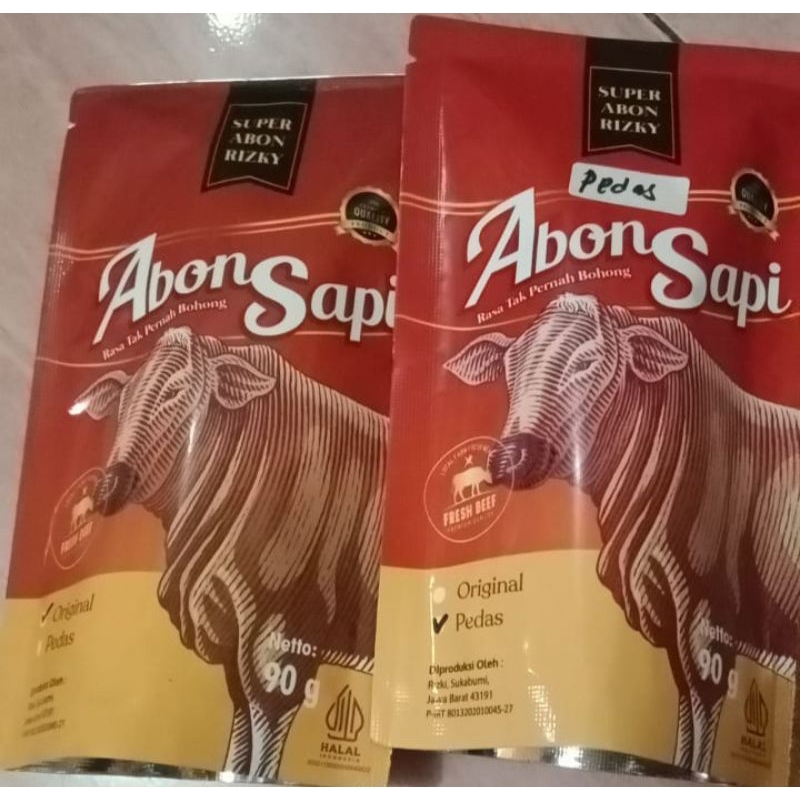 

Abon Sapi Rizki RQA 100 Gr Asli Dijamin Enak