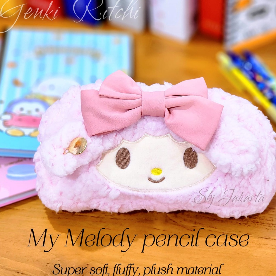 

Tempat Pensil Kotak pensil Multifungsi Softcase Sanrio Melody piano Kapasitas Besar