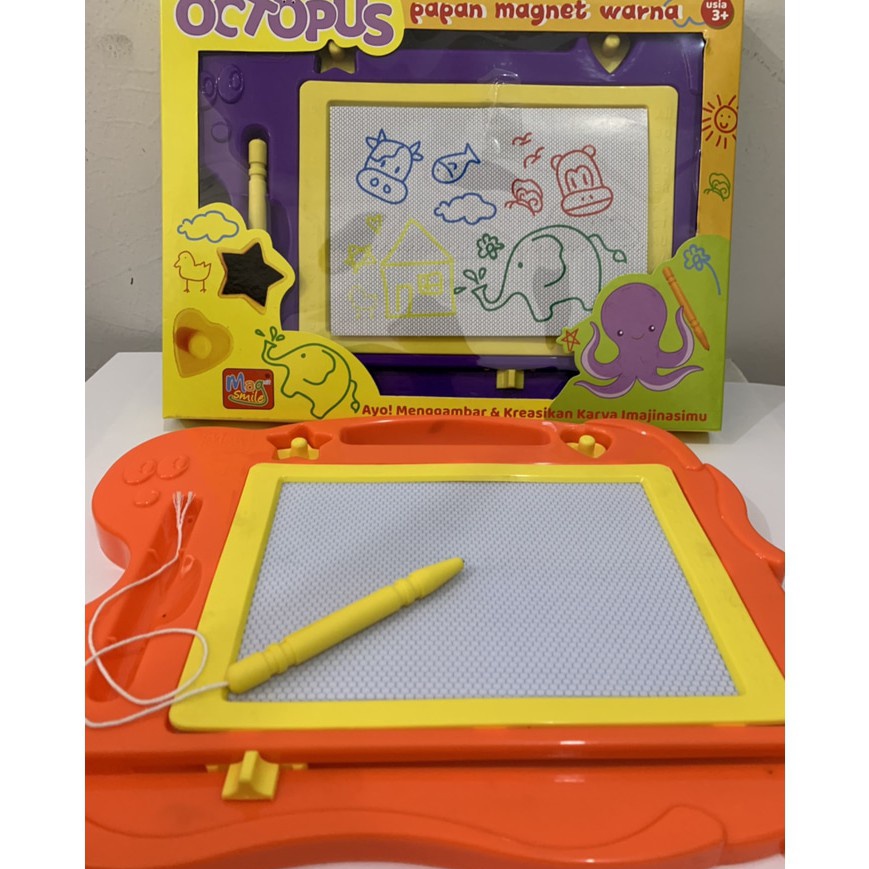 

Ready Stock mainan anak colour drawing book papan magnet warna