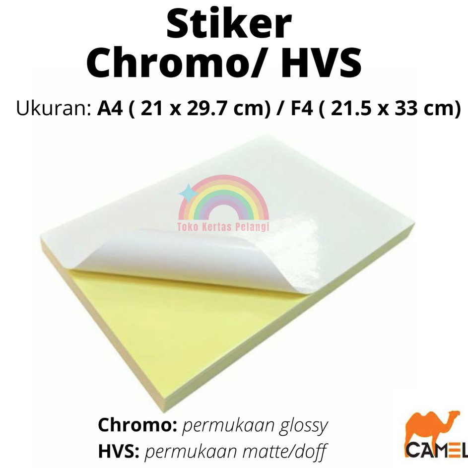 

Harga Promo Stiker Chromo HVS per 5 pcs A4F4