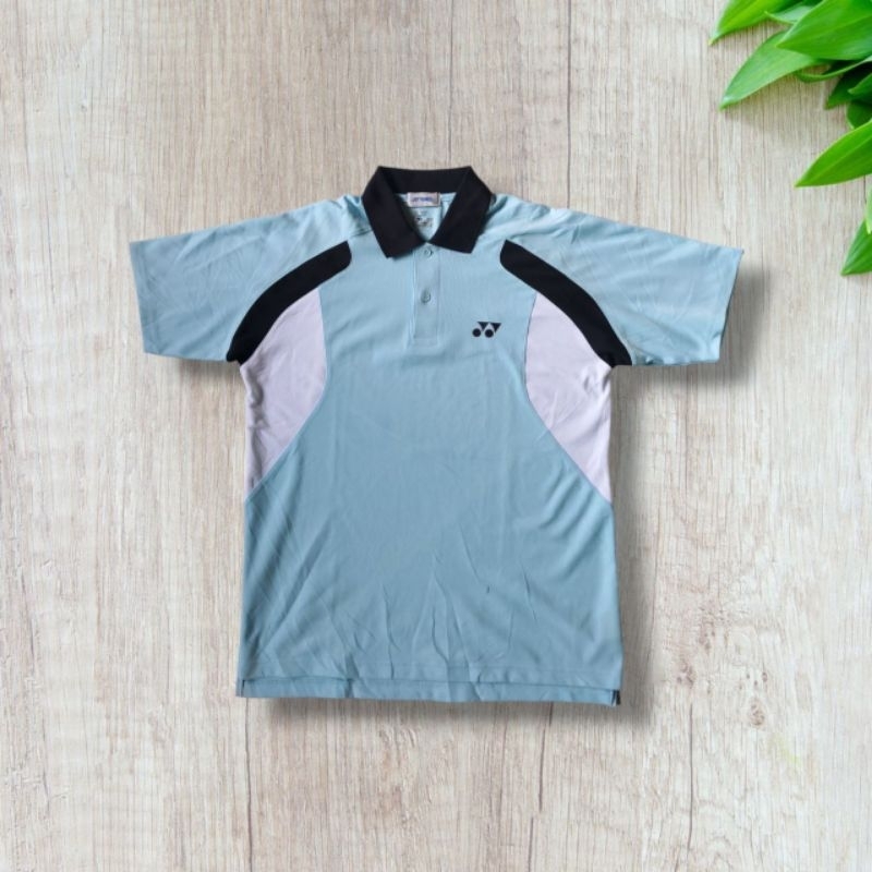 Polo Shirt Kaos Kerah Jersey  Badminton Yonex Second Seken Original