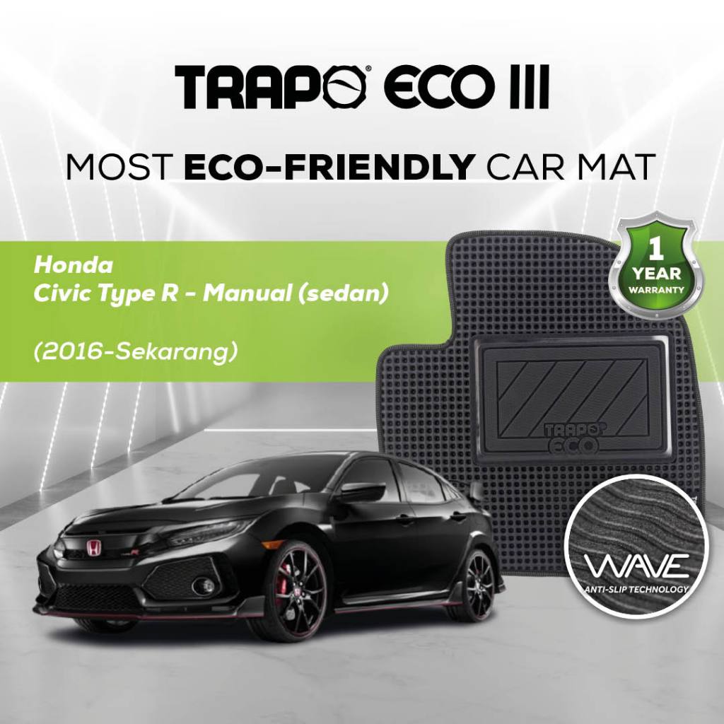 Karpet Mobil Trapo Eco III Honda Civic Type R-Manual (2016-Sekarang)