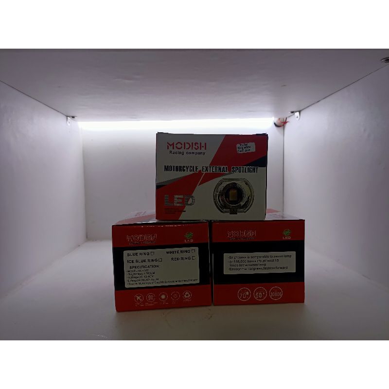 Lampu projie biled Ala ala devil ligth LED Motorcycle External Spotlight MODEL SC 4325