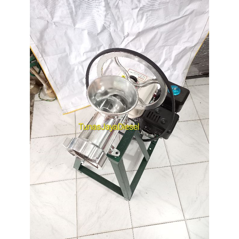 Mesin Cetak Pelet / Daging + Mesin Penggerak 5.5Hp || Dinamo Listrik 375Watt