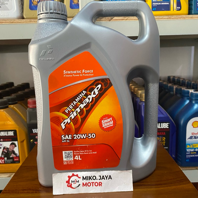 OLI PRIMA XP 4 LITER SAE 20W-50 ORIGINAL