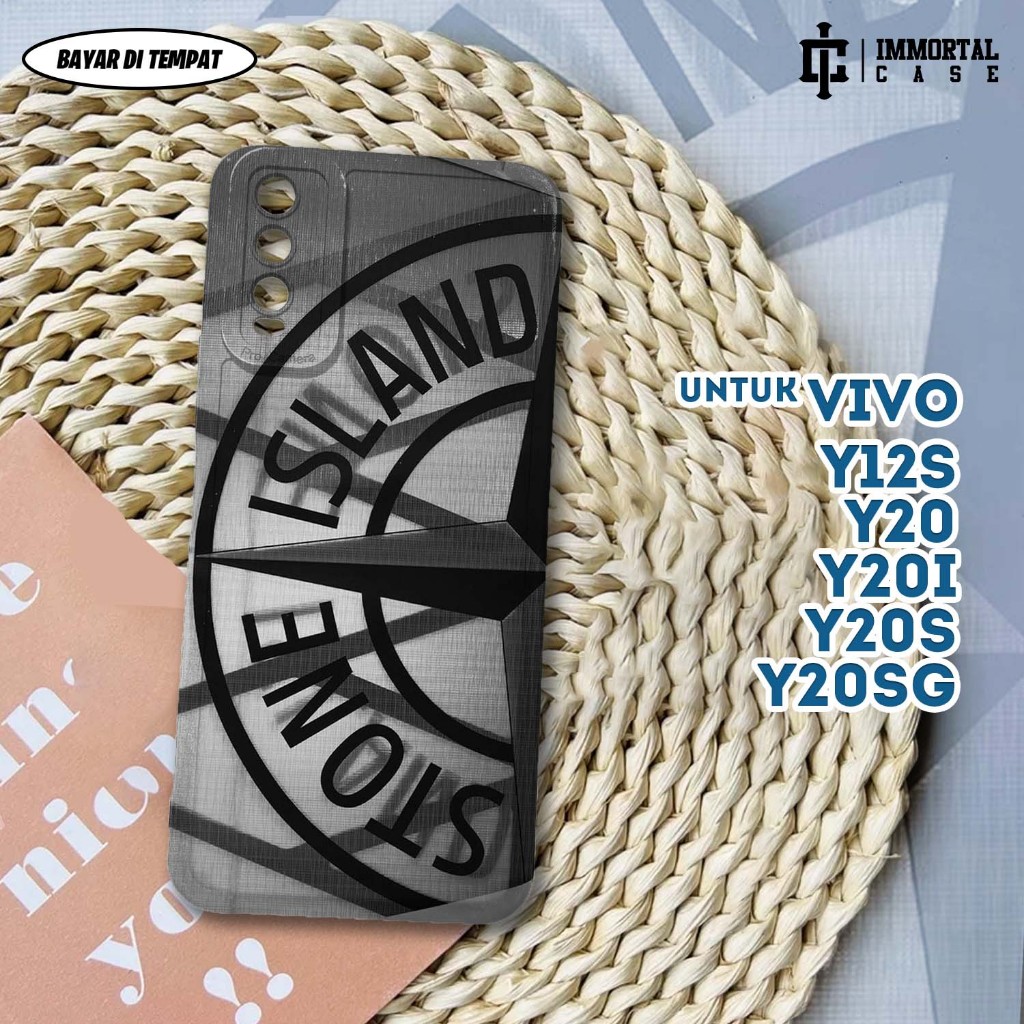 Casing VIVO Y20 Y12S Y20S Y20SG - Case Silikon VIVO Y20 Y12S Y20S Y20SG ( BRANDED ) Softcase Glass K