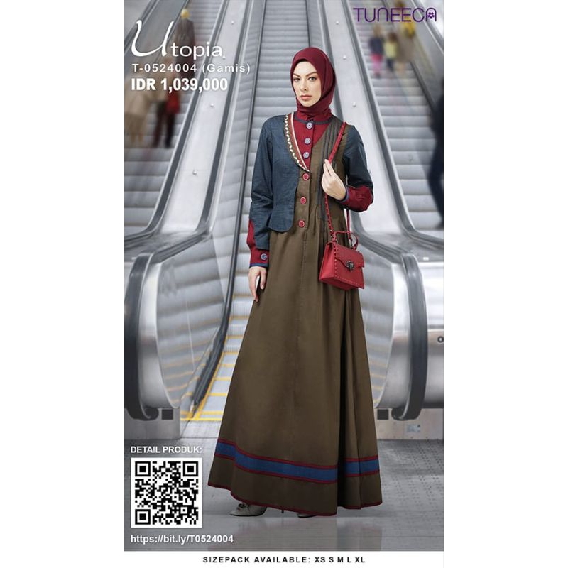 TUNEECA UTOPIA/ gamis terbaru Tuneeca