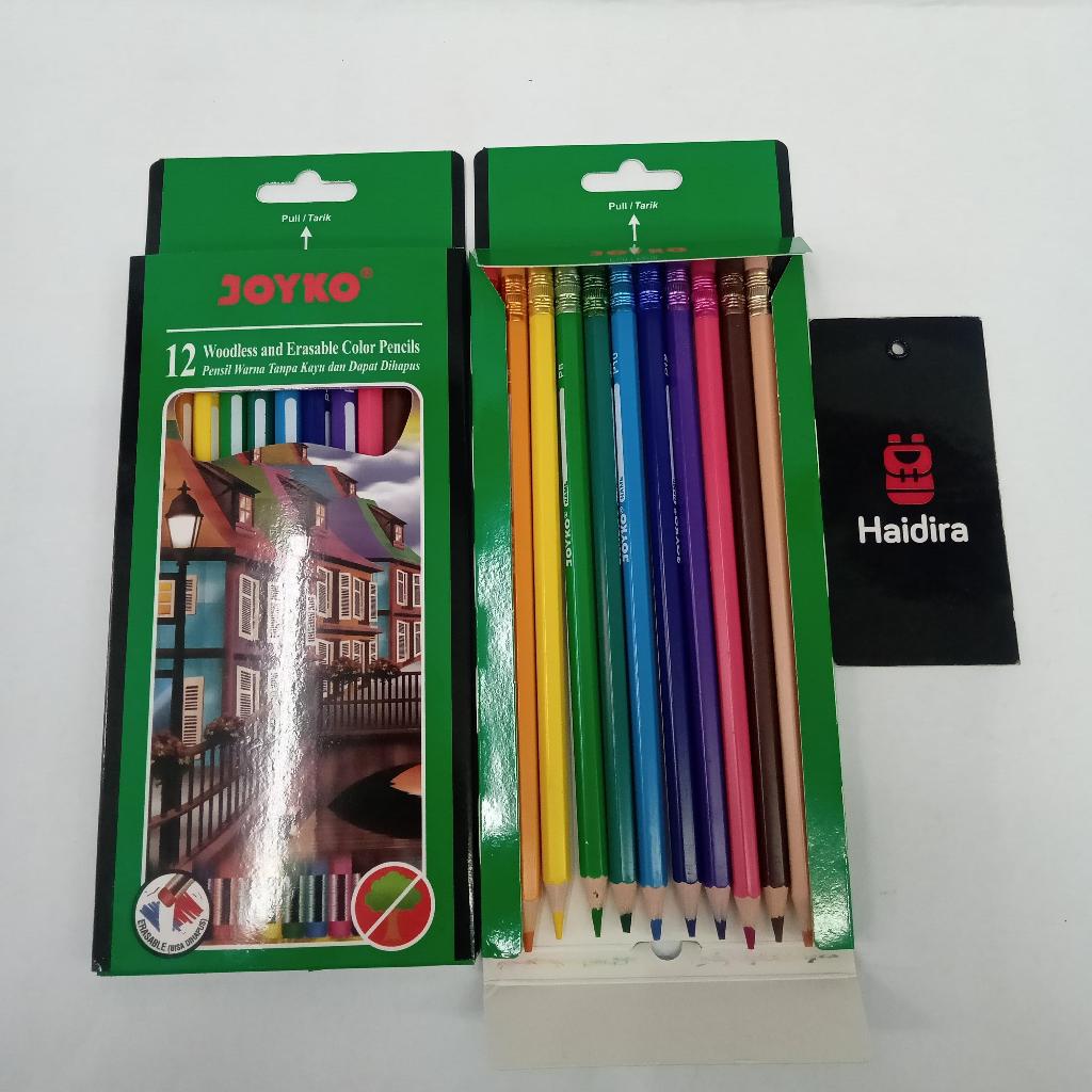 

Joyko Pensil Warna 12 Warna Panjang CP-109 - (875) Bisa Dihapus 12 warna Panjang CP109 / Pengsil Warna