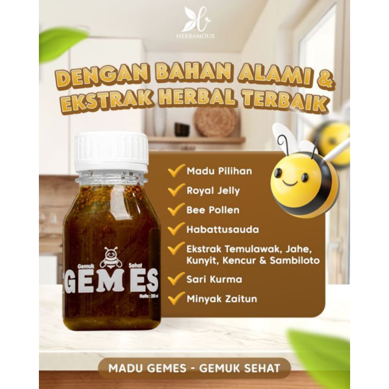 

MADU GEMES (GEMUK SEHAT) HERBALOV / PENAMBAH NAFUS MAKAN / PENAMBAH BERAT BADAN