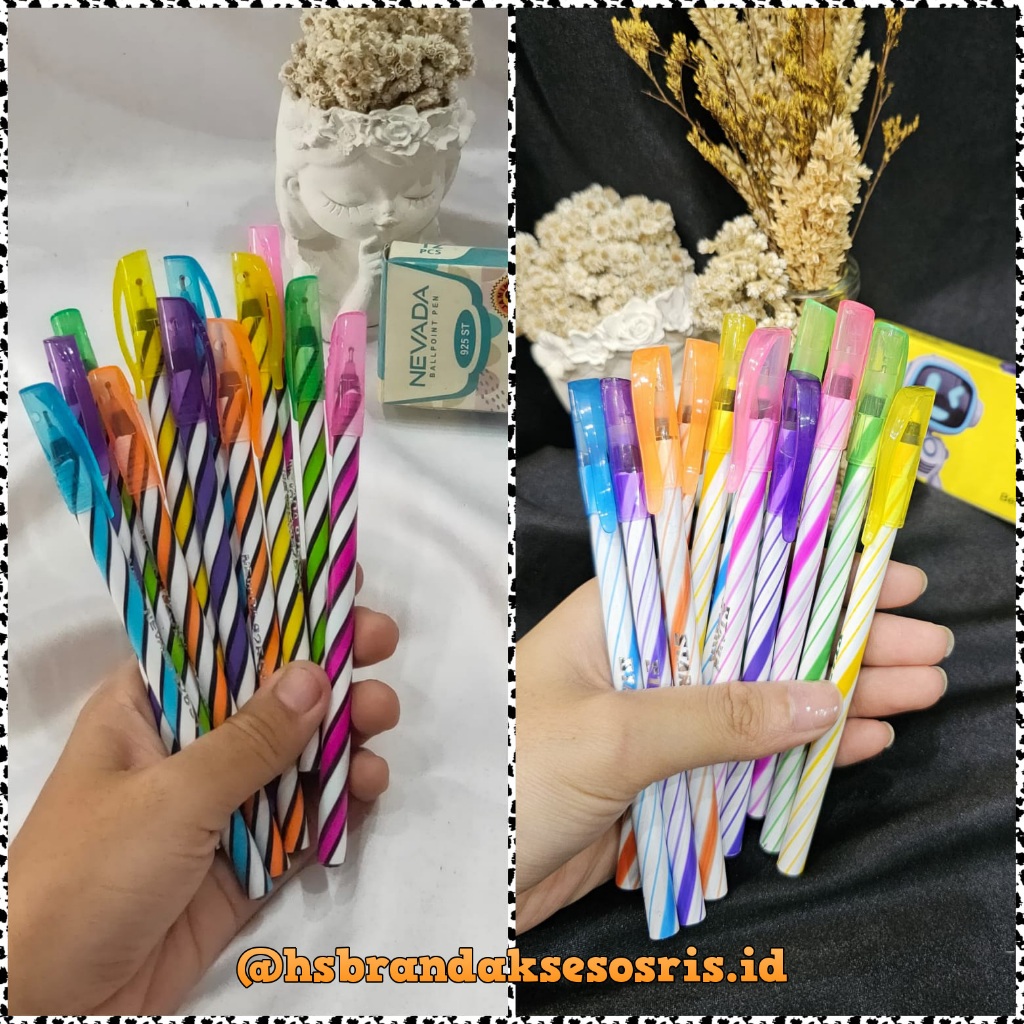 

PULPEN ULIR NEVADA / PULPEN LILIN STARK / PEN SPIRAL MURAH / WAX BALLPOINT / SKT573511
