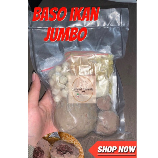 

Baso Ikan Jumbo Paket Lengkap