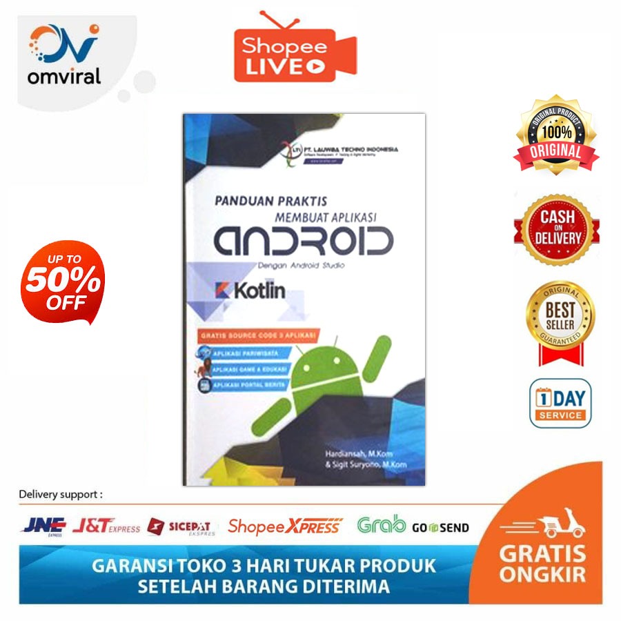 Buku Membuat Aplikasi Android dengan Android Studio Kotlin | Edisi Revisi | Source Code