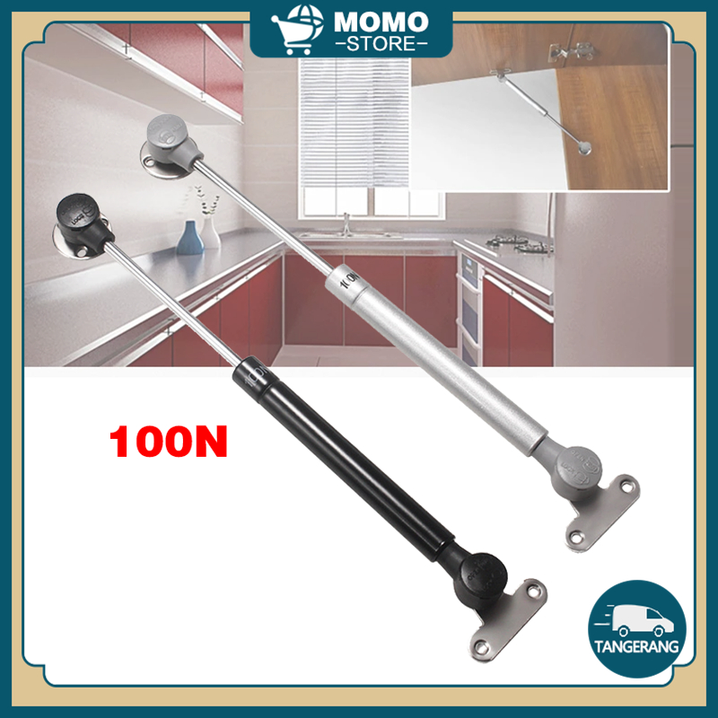 Engsel Gas Spring Hidrolik 100N 10kg Engsel Hidrolik Kitchen Set Bahan Baja ABS Hidrolik Pintu
