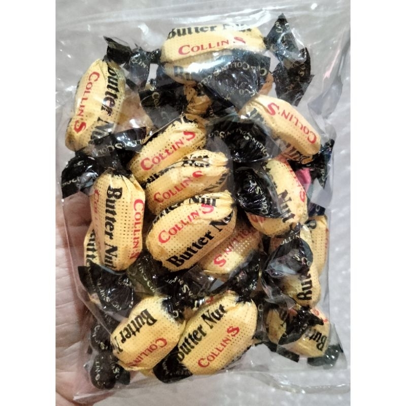 

Butter Nut Candy Collin's / Permen Kacang / Permen Jadul / Kembang Gula Rasa Mentega Kacang