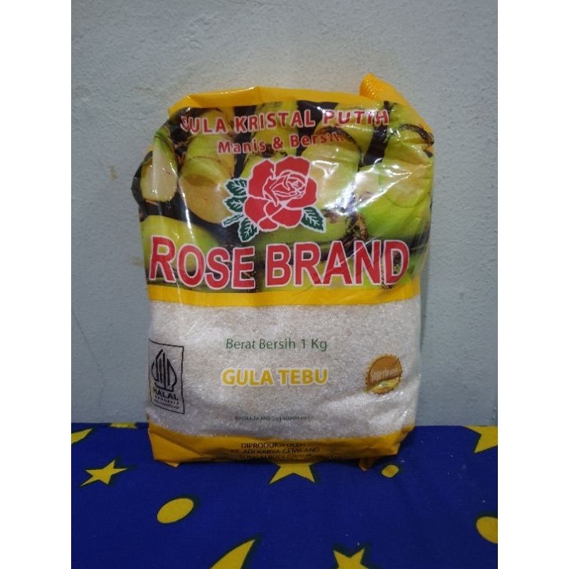 

gula rose brand 1kg warna kuning termurah