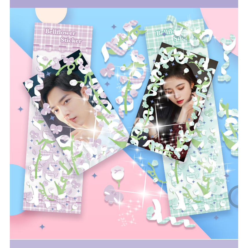

Sticker Pita Ribbon Confetti DIY Polcos Photocard Photo Kpop